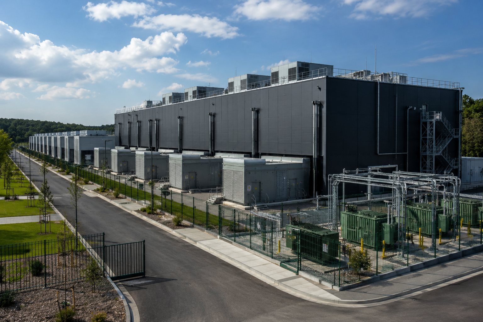 Modern high-performance data center and electrical infrastructure